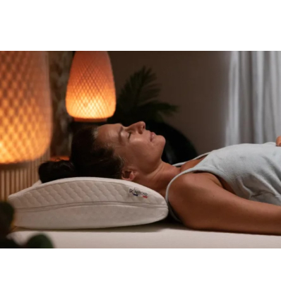 Utilisation de l'oreiller ergonomique à mémoire de forme Percko