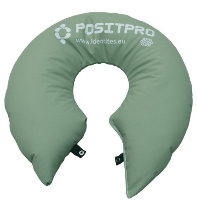 Coussin de positionnement bouée médical Positpro microbilles vert