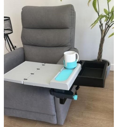 Tablette française multifonction pour fauteuil releveur électrique