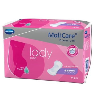 Serviette fuite urinaire Molicare Premium Lady Pad 4,5 gouttes