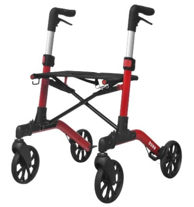 Déambulateur 4 roues pliable Brooklyn Mobio rouge Qunn