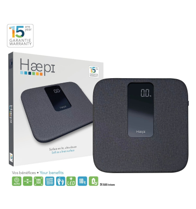 Pèse personne électronique en lin Emma Haepi