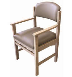 Chaise percée en bois Maeva Hms Vilgo marron