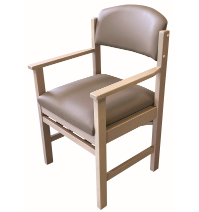 Chaise percée en bois Maeva Hms Vilgo marron