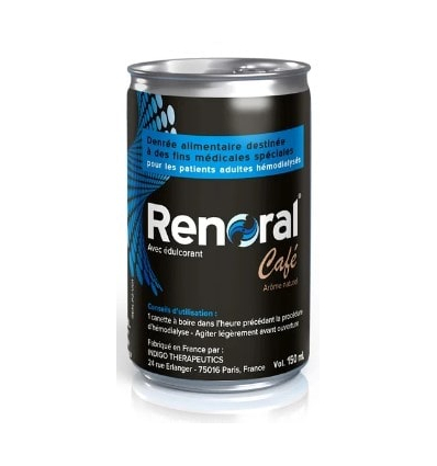 Boisson hyperprotéinée Renoral 150 ml Théradial café