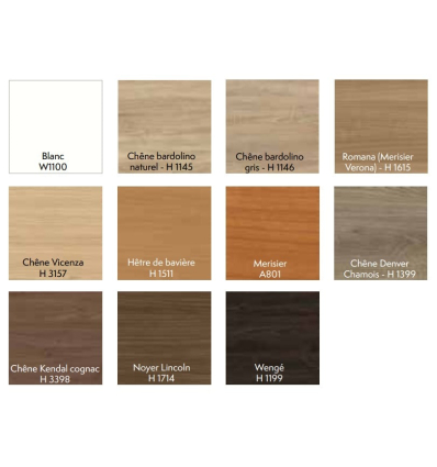 Coloris des panneaux du lit Harmonie Twice Avant-Garde Hms Vilgo