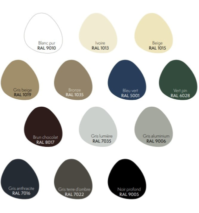 Coloris du cadre de lit Harmonie Twice Avant-Garde Hms Vilgo