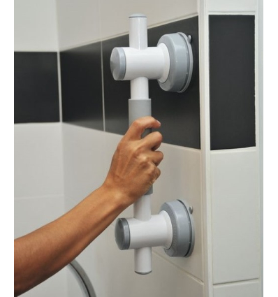 Barre de douche à ventouse Vario réglable