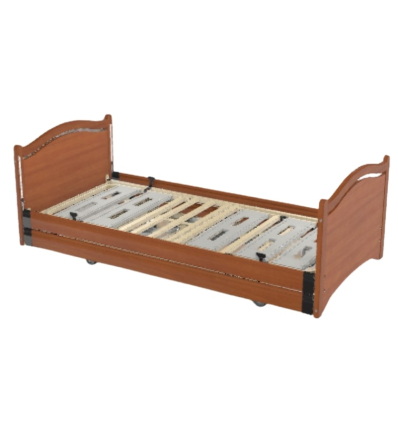 Lit médicalisé 1 personne Euro 1000 HMS Vilgo Merisier boiserie 2