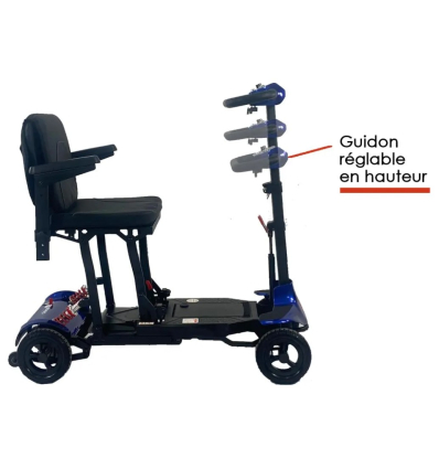 Scooter électrique 4 roues ultra léger Swifty guidon réglable en hauteur