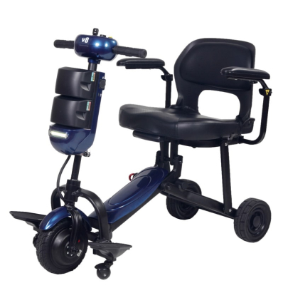 Scooter 3 roues électrique pliant V8 Light avec accoudoirs