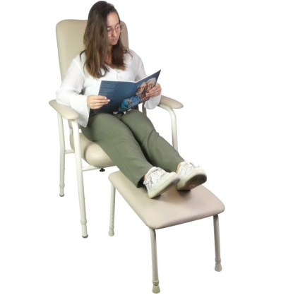 Fauteuil de repos manuel Confort avec repose-jambe