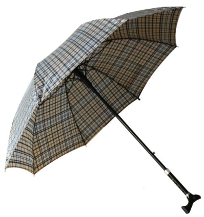 Canne de marche parapluie 2 en 1 Herdegen