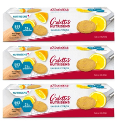 Galettes hyperprotéinées saveur citron Nutrisens