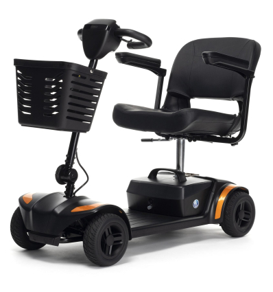 Scooter électrique handicapé 4 roues One+ Vermeiren orange