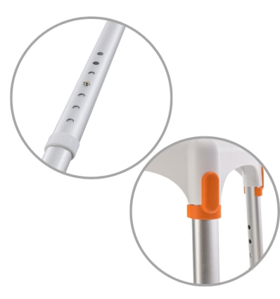 Tabouret de douche Capri Plus avec découpe anatomique réglable