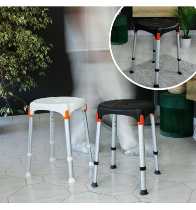 Tabouret de douche rond Capri