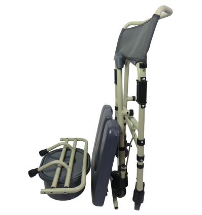 Chaise percée à roulettes pliante Sardaigne