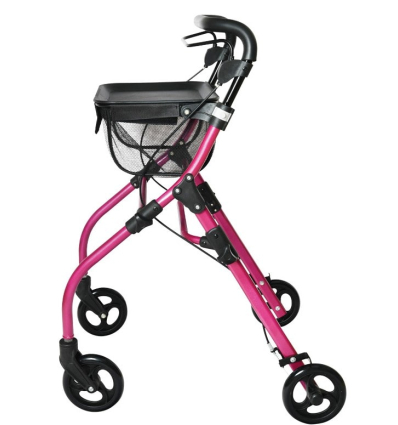 Déambulateur intérieur 4 roues Neo Dandy rose