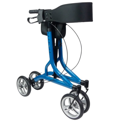 Déambulateur 4 roues léger et pliable Neo Easy bleu