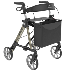 Déambulateur extérieur 4 roues Rehasense Stylus champagne