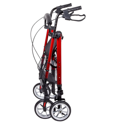 Déambulateur 4 roues léger et pliable Boston rouge Drive Devilbiss