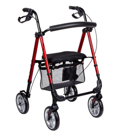 Déambulateur 4 roues léger et pliable Boston rouge Drive Devilbiss