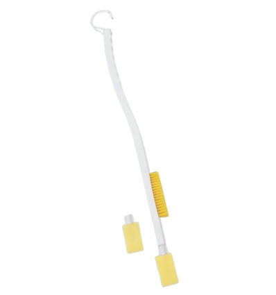 Eponge lave pied et orteils à manche long