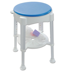 Tabouret de douche pivotant