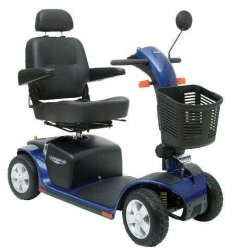 Scooter électrique pour handicapé 4 roues Victory DX bleu