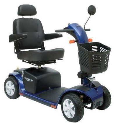 Scooter électrique pour handicapé 4 roues Victory DX bleu