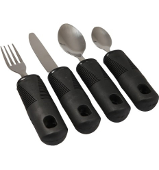 Set de 4 couverts ergonomiques antidérapants