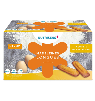 Madeleine hyperprotéinée Nutrisens nature