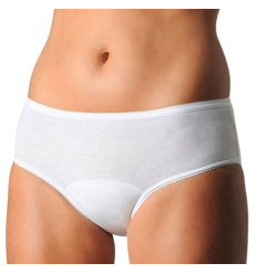 Culotte d'incontinence lavable femme intraversable