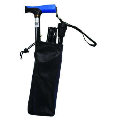 Canne pliante bi-matière C 43 avec housse HMS Vilgo