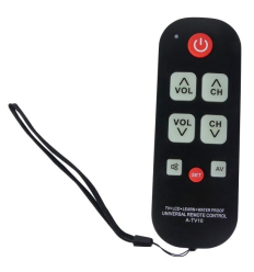 Télécommande universelle à grosses touches avec dragonne