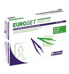 Set à pansement Post Opératoire plaie suturée non infectée Euroset Euromédis