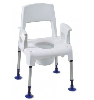 Chaise de douche percée d'occasion Pico Aquatec Commode Invacare