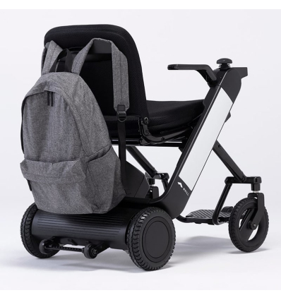 Fauteuil roulant électrique pliable Whill Model F avec sac à dos