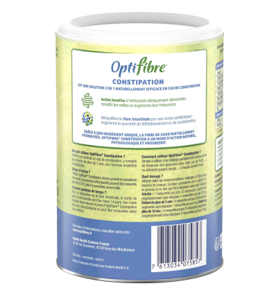 OptiFibre Nestlé constipation