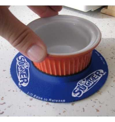 Anneau ventouse Sucker bleu pour pot