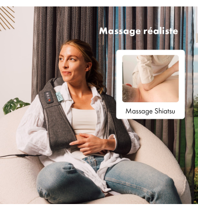 Ceinture massante et chauffante cou épaules Zen Matterhorn