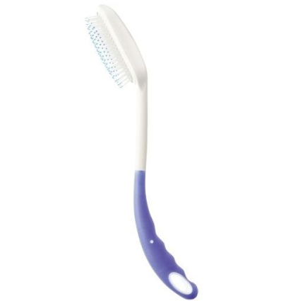 Brosse à cheveux avec manche ergonomique