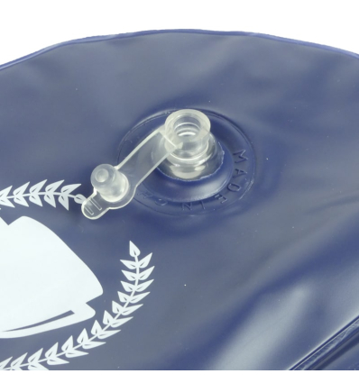 Bac à shampoing gonflable bleu