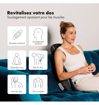 Siège massant et chauffant Shiatsu Zen Etna