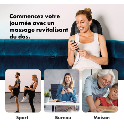 Siège massant et chauffant Shiatsu Zen Himalaya dos