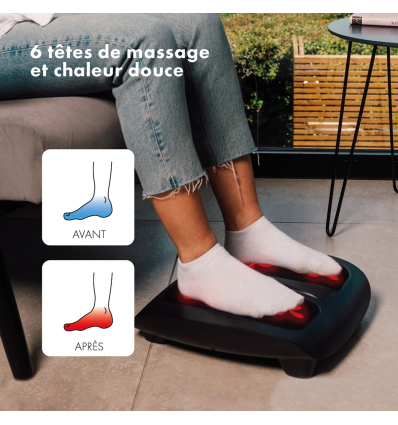 Appareil de massage des pieds Shiatsu Zen Kilimandjaro chauffant