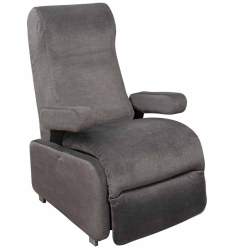Fauteuil de repos manuel confort relax Althea gris innov'sa