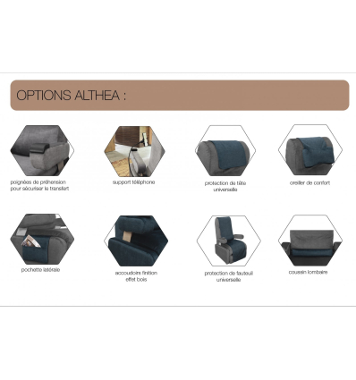 Fauteuil de confort manuel Althea différents options