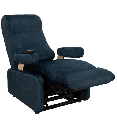 Fauteuil releveur relax électrique 1 moteur Althea'Up saphir bleu